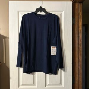 Boombah Man's Navy Long Sleeve Tshirt Size XL